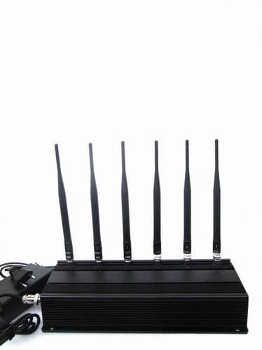 6 Antenna Cell phone_WiFi _ RF Jammer _315MHz_433MHz_